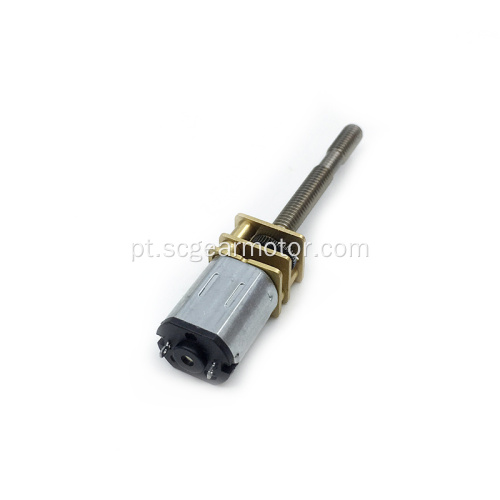 Minimotor redutor N20 dc de eixo roscado M4